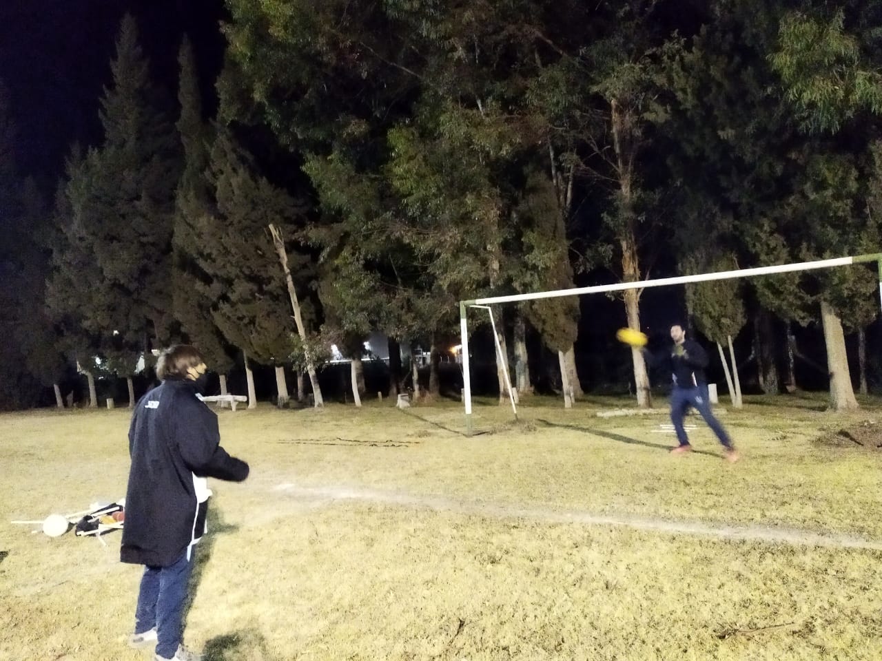 Entrenamiento de arquero Emiliano Liuzzi